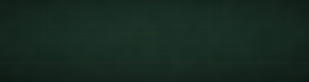 Dark forest green linen banner with fine stacked paper edges